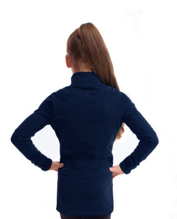 navy gym yoga competition jacket tracksuit top