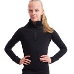 quarter zip pullover gymnastics top