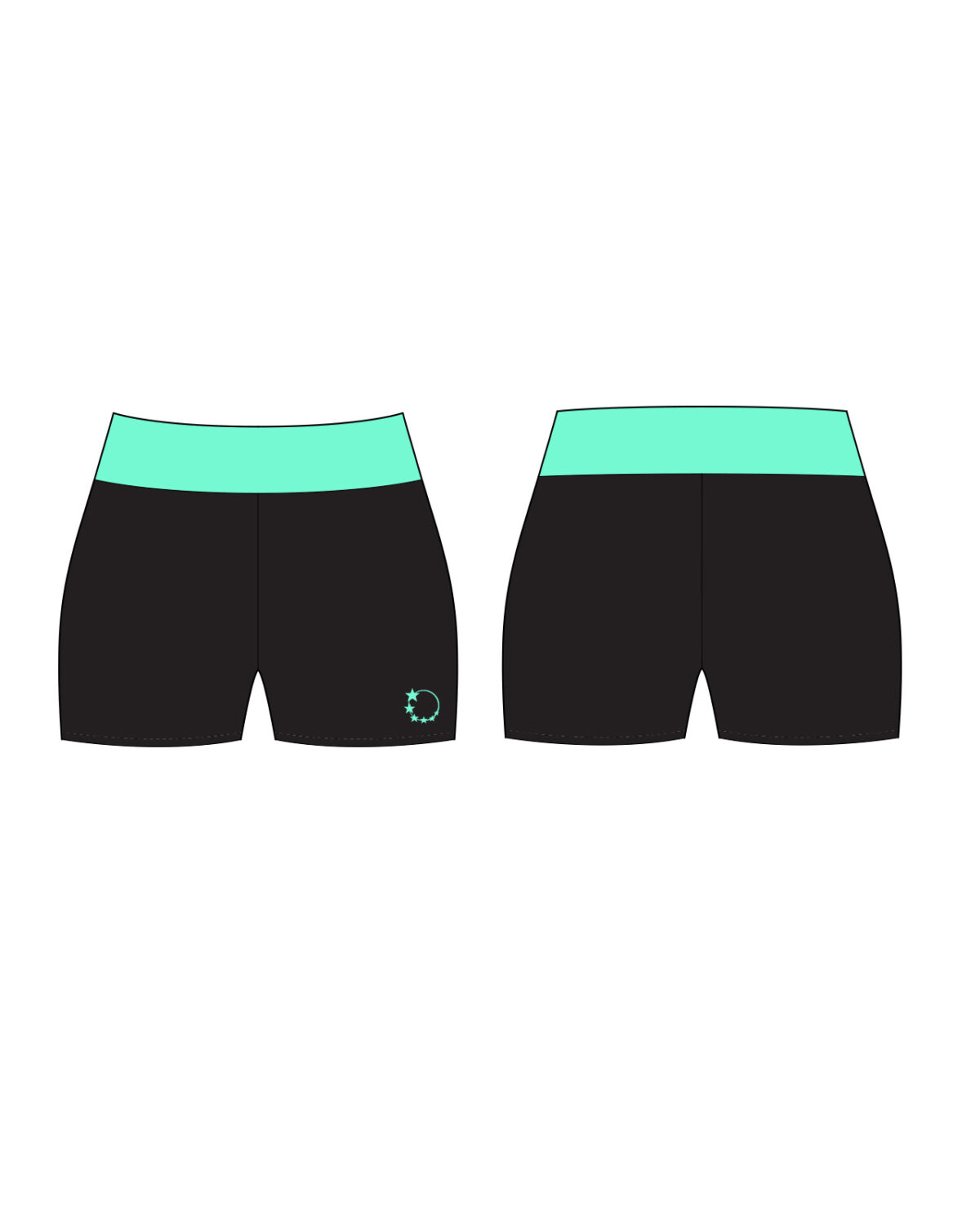 uckfield_shorts_lycra_mint_black