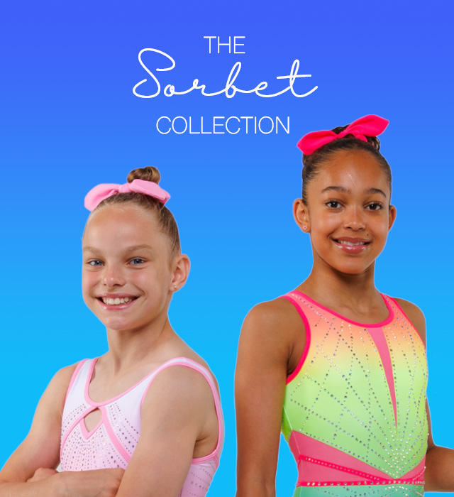 bright colourful original summer gymnastics training tank leotards