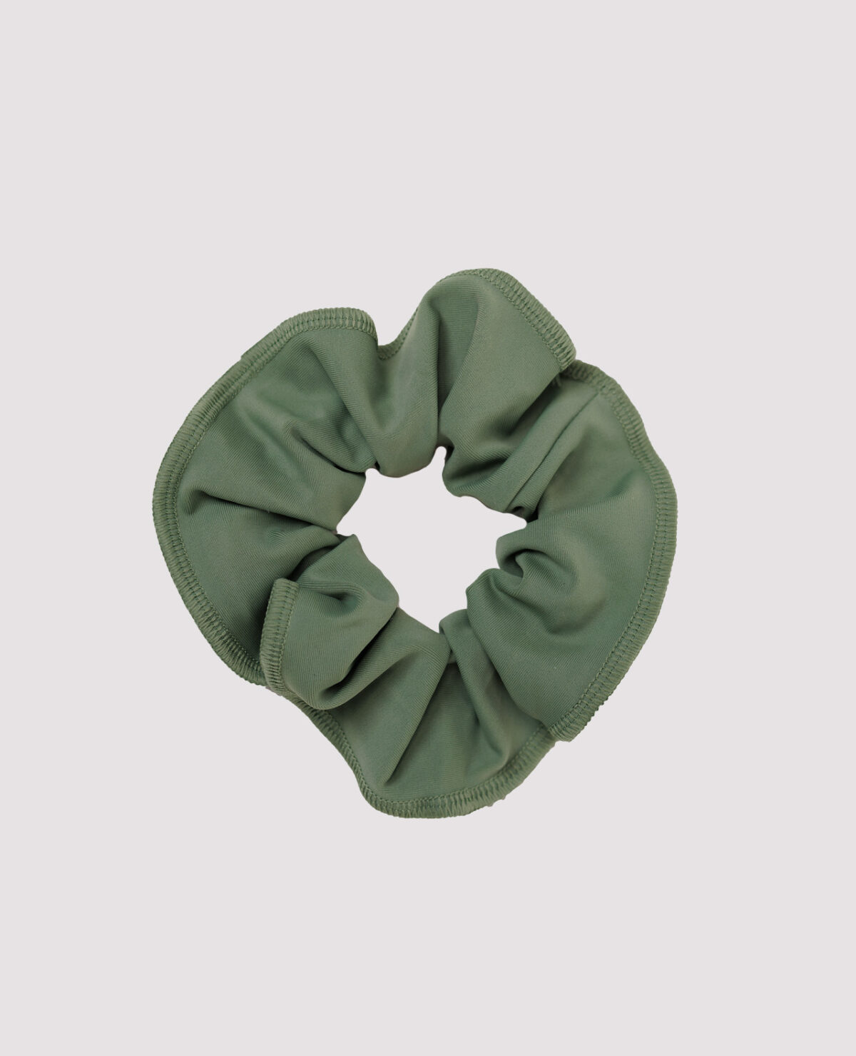 khaki gymnastics scrunchie