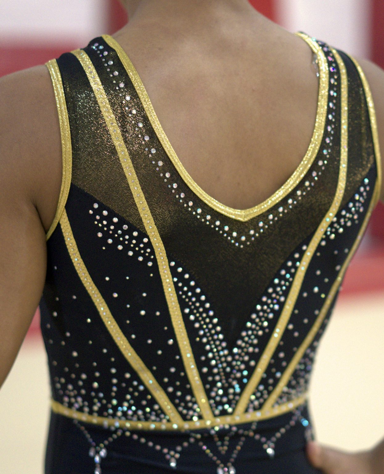 estelle-limted-edition-leotard-2023-01jpg black and gold diamante limited edition training leotard