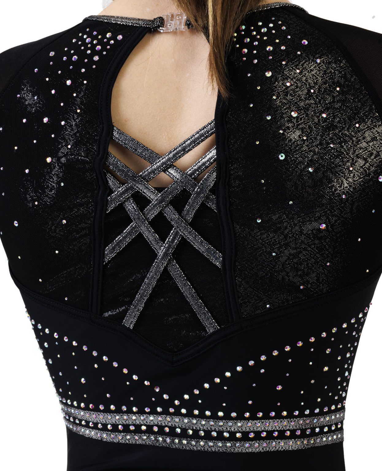 hotshot_long_sleeve_leotard_black_04 black and silver lattice strap long sleeve gymnastics leotard